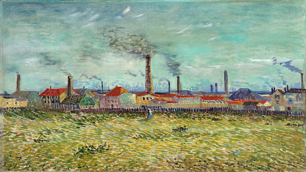 Factories at Clichy by Vincent van Gogh