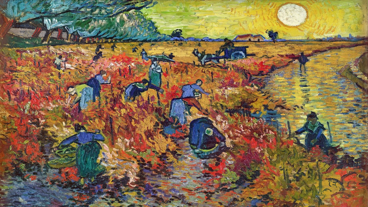The Red Vineyard by Vincent van Gogh
