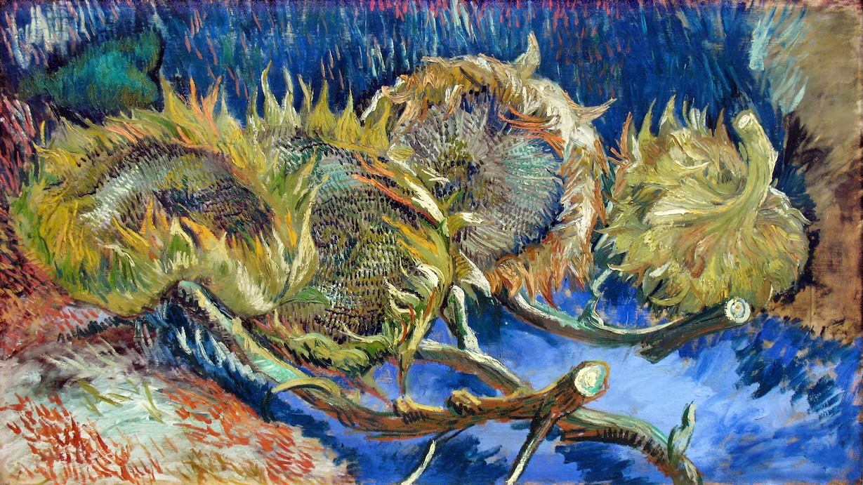Withered Sunflowers by Vincent van Gogh