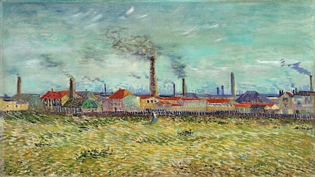 Factories at Clichy by Vincent van Gogh