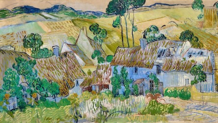 Farms near Auvers by Vincent van Gogh