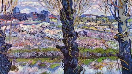 Flowering Orchards by Vincent van Gogh