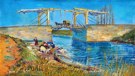 Langlois Bridge by Vincent van Gogh