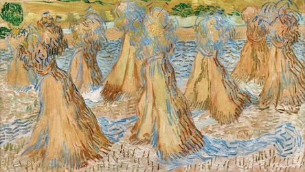 Sheaves of Wheat by Vincent van Gogh