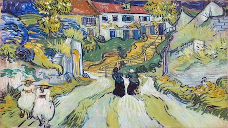 Stairway at Auvers by Vincent van Gogh