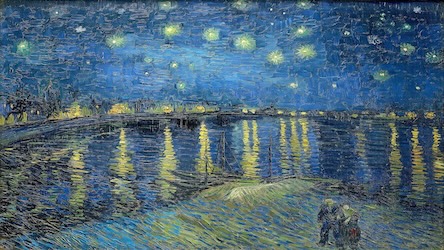 Starry Night Over the Rhône by Vincent van Gogh