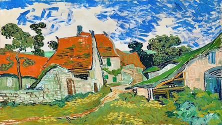 Street in Auvers by Vincent van Gogh