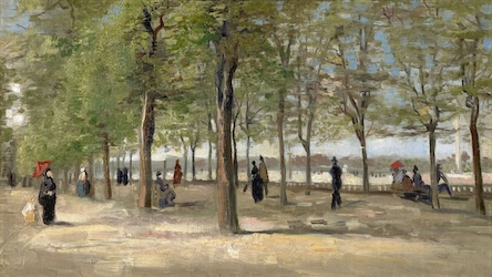Terrace in Luxembourg by Vincent van Gogh