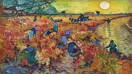 The Red Vineyard by Vincent van Gogh