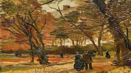 Park in Paris by Vincent van Gogh