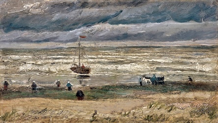 Stormy Sea by Vincent van Gogh