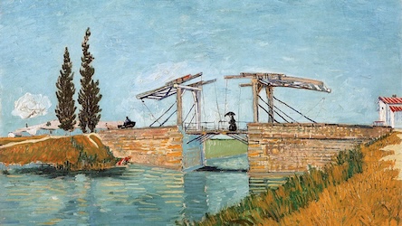 Langlois Bridge at Arles by Vincent van Gogh