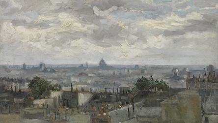View of Paris by Vincent van Gogh