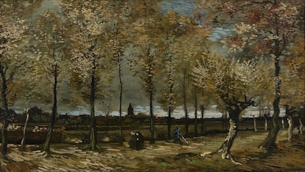 Poplars near Nuenen by Vincent van Gogh