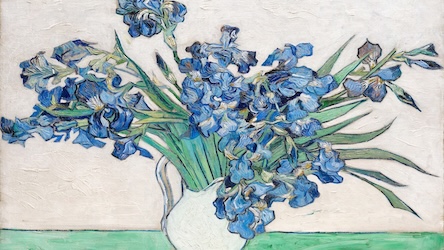Irises (Blue) by Vincent van Gogh
