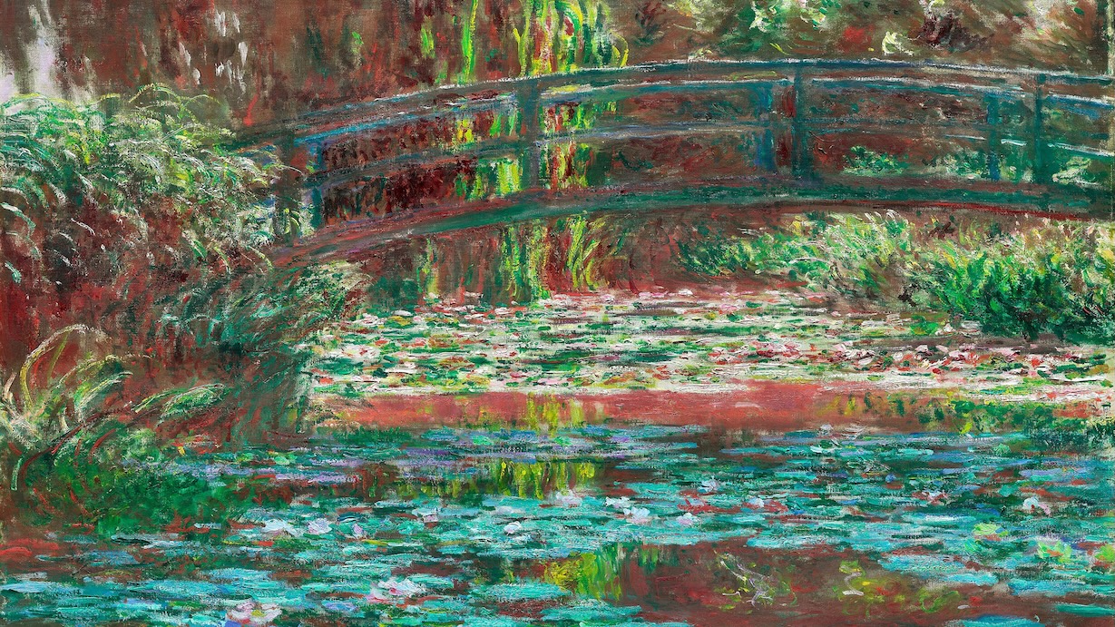 Water Lily Pond by Claude Monet