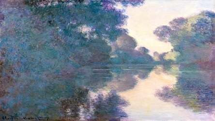 Morning on the Seine by Claude Monet