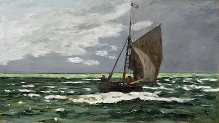 Seascape by Claude Monet