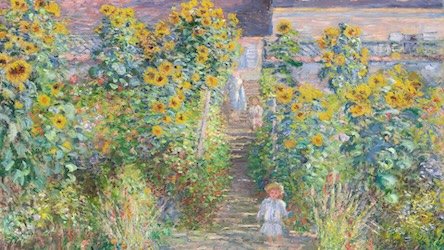 The Artist's Garden by Claude Monet