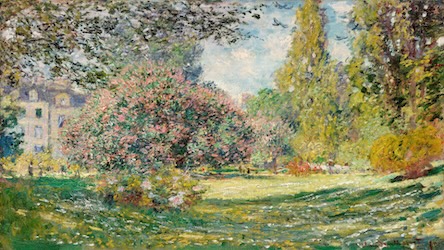 The Parc Monceau by Claude Monet