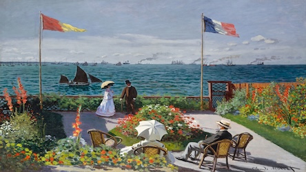 Garden Landscape by Claude Monet