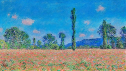 Poppy Field in Giverny by Claude Monet