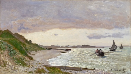 Seashore by Claude Monet