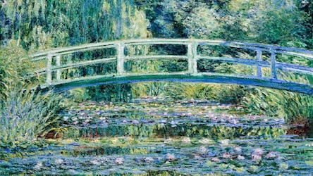 Water Lilies and Bridge by Claude Monet