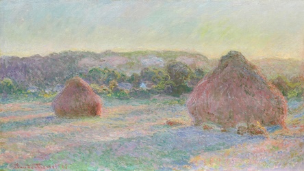 Stacks of Wheat (Haystacks) by Claude Monet