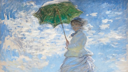 Woman with a Parasol by Claude Monet