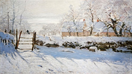 The Magpie by Claude Monet