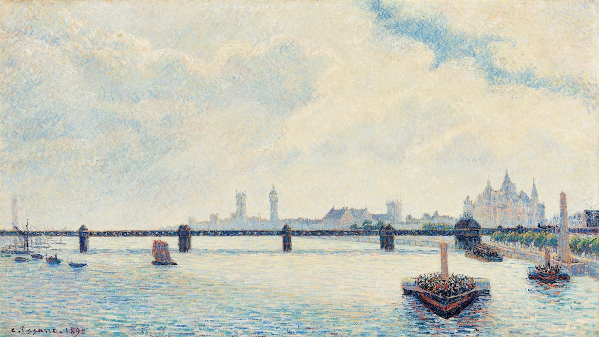 Charing Cross Bridge by Claude Monet
