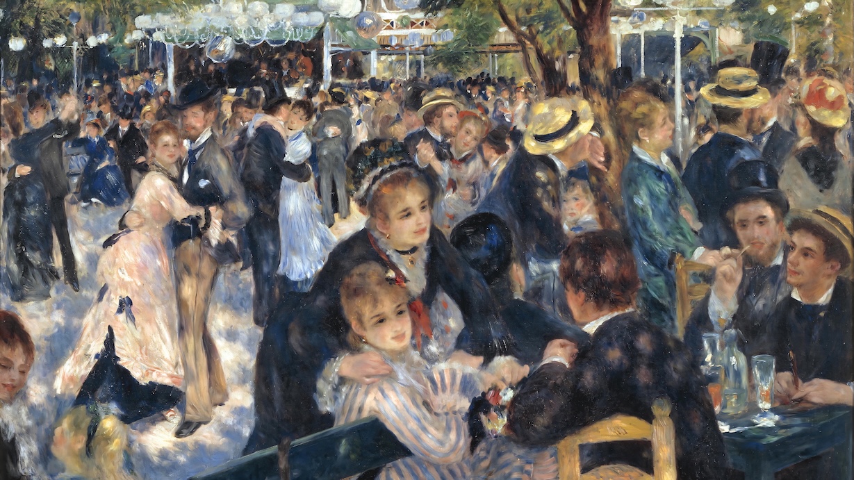 Garden Terrace by Pierre-Auguste Renoir