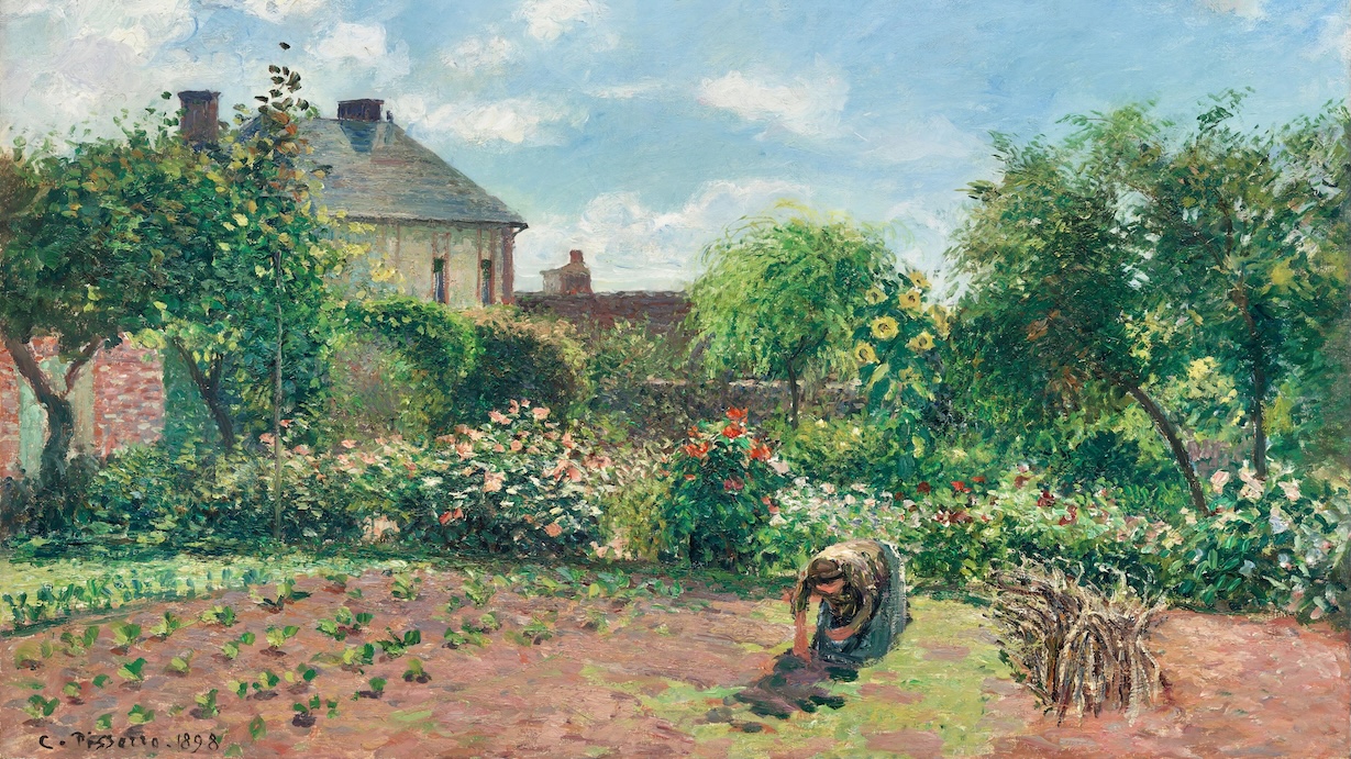 The Artist's Garden by Claude Monet