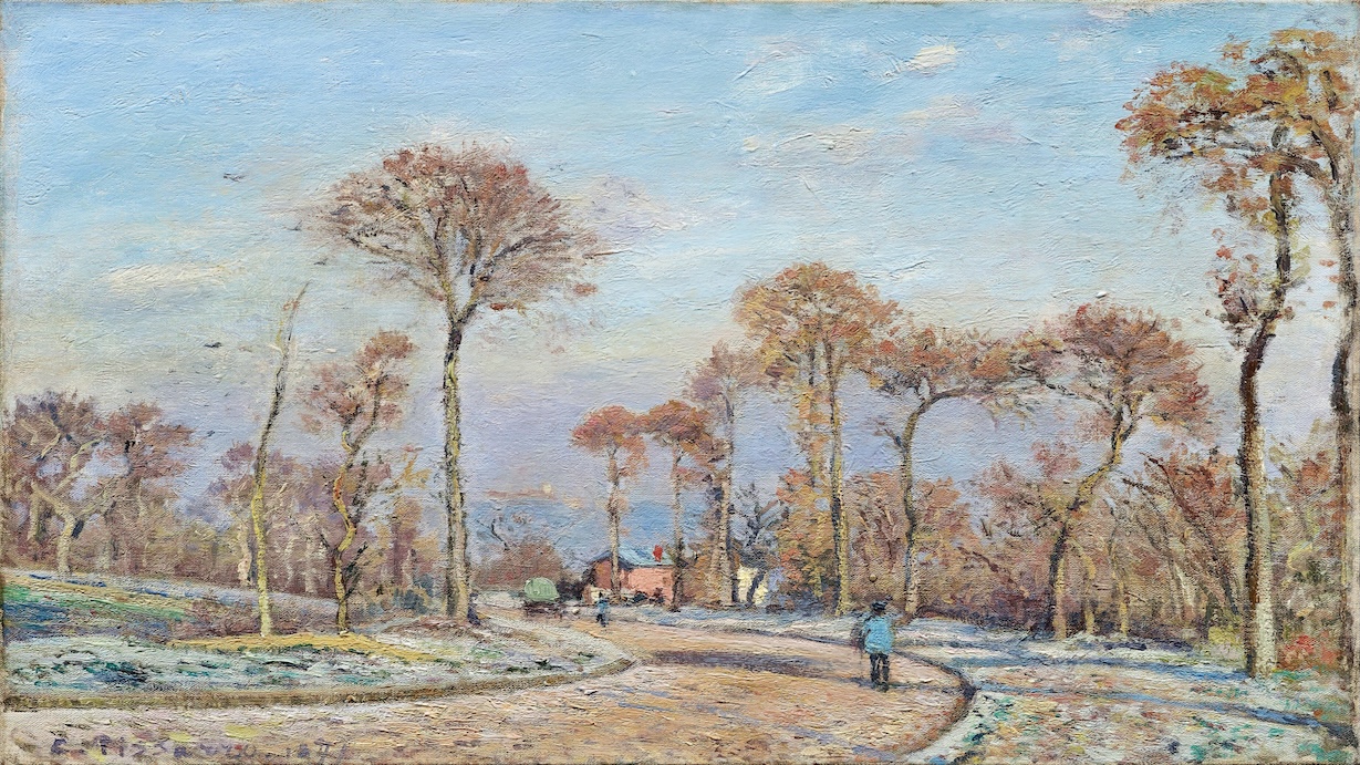 Road to Versailles by Camille Pissarro