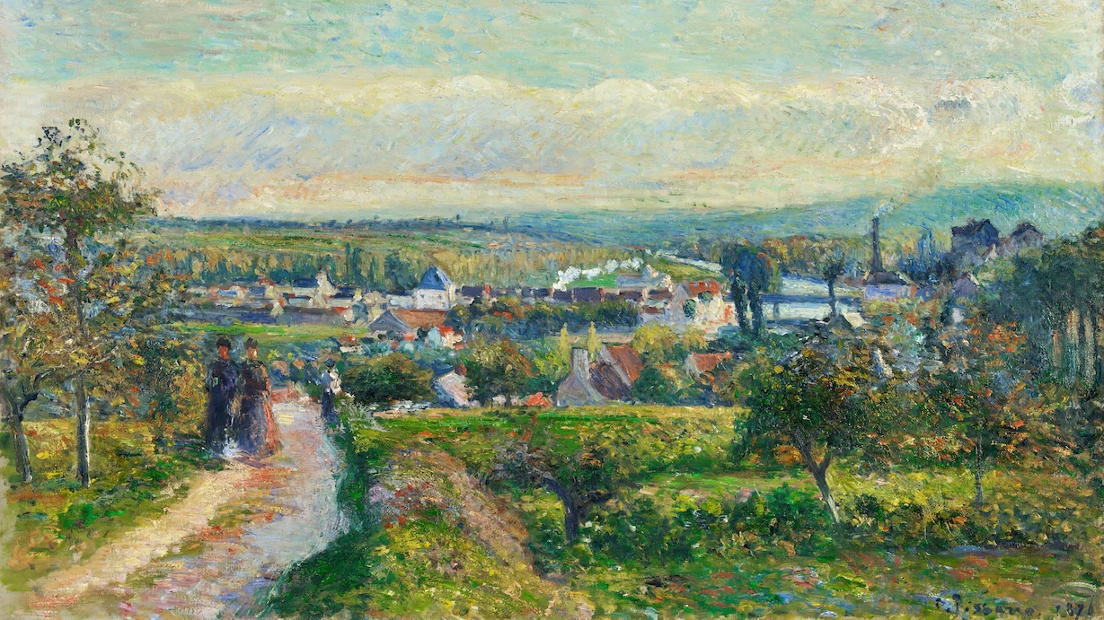 French Landscape View by Impressionist Master