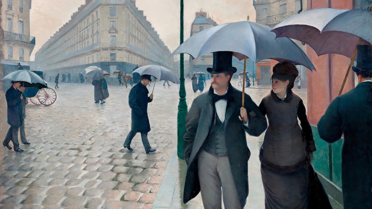 Paris Street, Rainy Day by Gustave Caillebotte