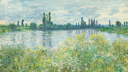 Banks of the Seine by Claude Monet