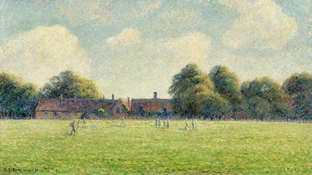 Hampton Court Green by Alfred Sisley