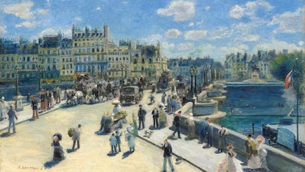 Seaside Promenade by Pierre-Auguste Renoir