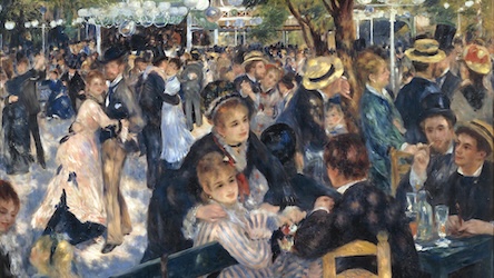 Garden Terrace by Pierre-Auguste Renoir
