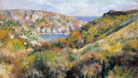 Garden Romance by Pierre-Auguste Renoir