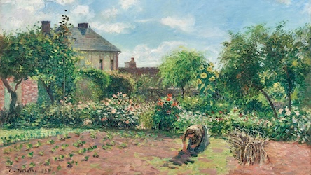 The Artist's Garden by Claude Monet