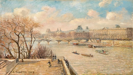 The Louvre from the Pont Neuf by Camille Pissarro