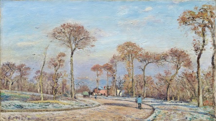 Road to Versailles by Camille Pissarro