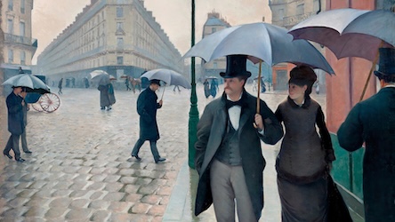 Paris Street, Rainy Day by Gustave Caillebotte