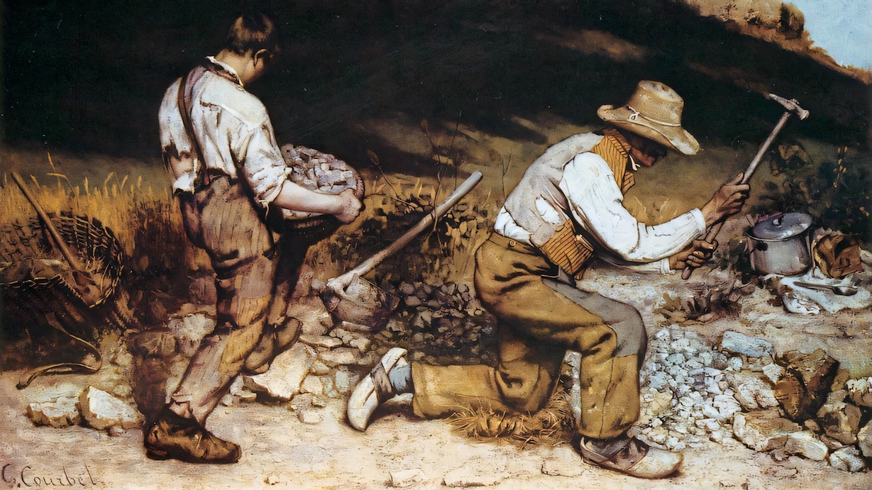 The Stone Breakers by Gustave Courbet