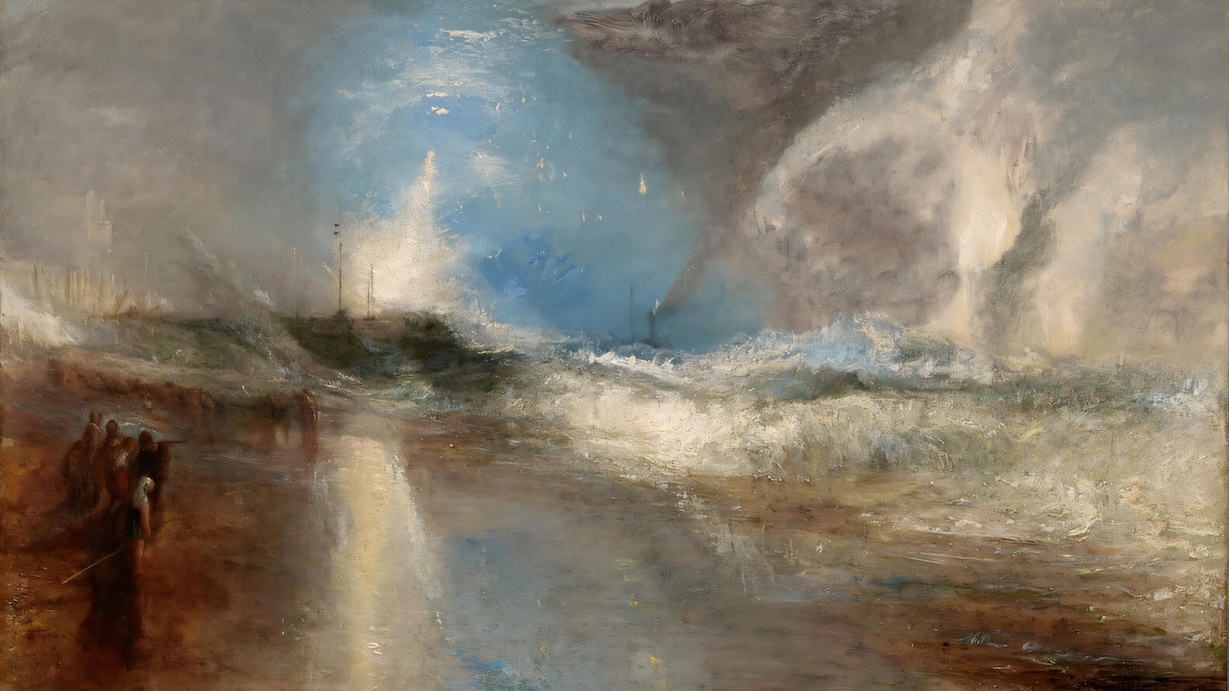 Rockets and Blue Lights by J.M.W. Turner
