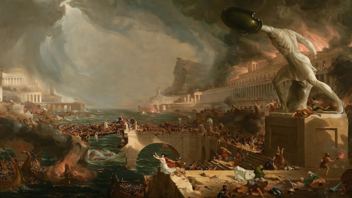 The Course of Empire: Destruction by Thomas Cole
