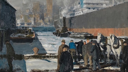 Men of the Docks by George Bellows